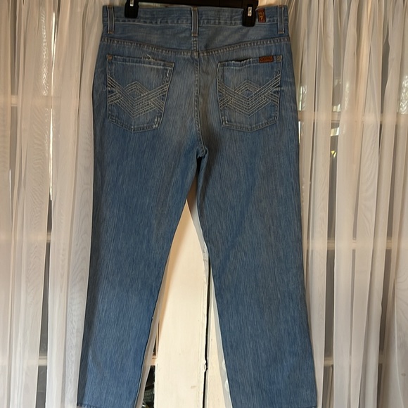 7 for all mankind Button Fly slouchy jeans Women’s Size 32 - Picture 11 of 12